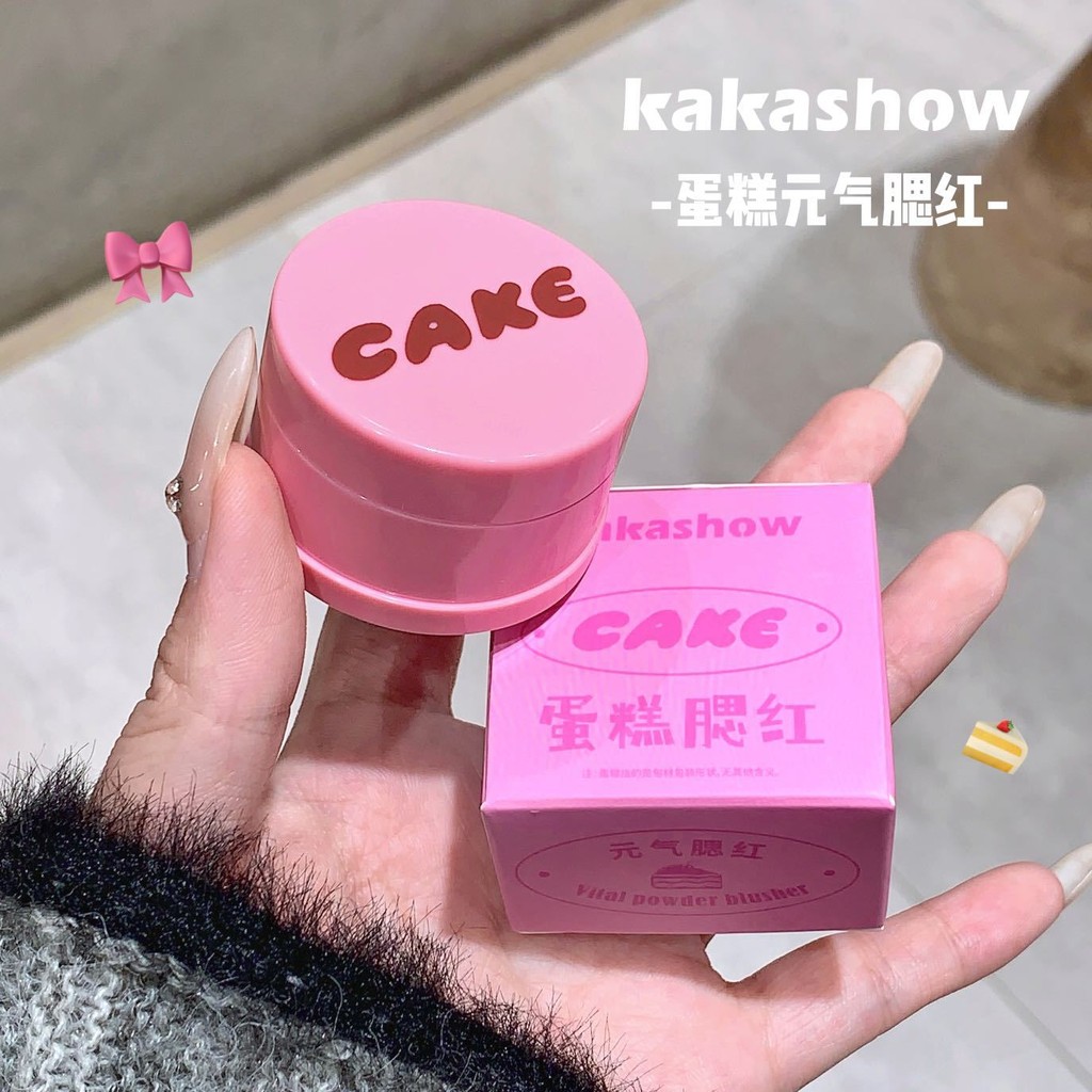 Kakashow Vibrant Blush Matte Mashed Potato Vibe พร้อมบลัชออนธรรมชาติ
