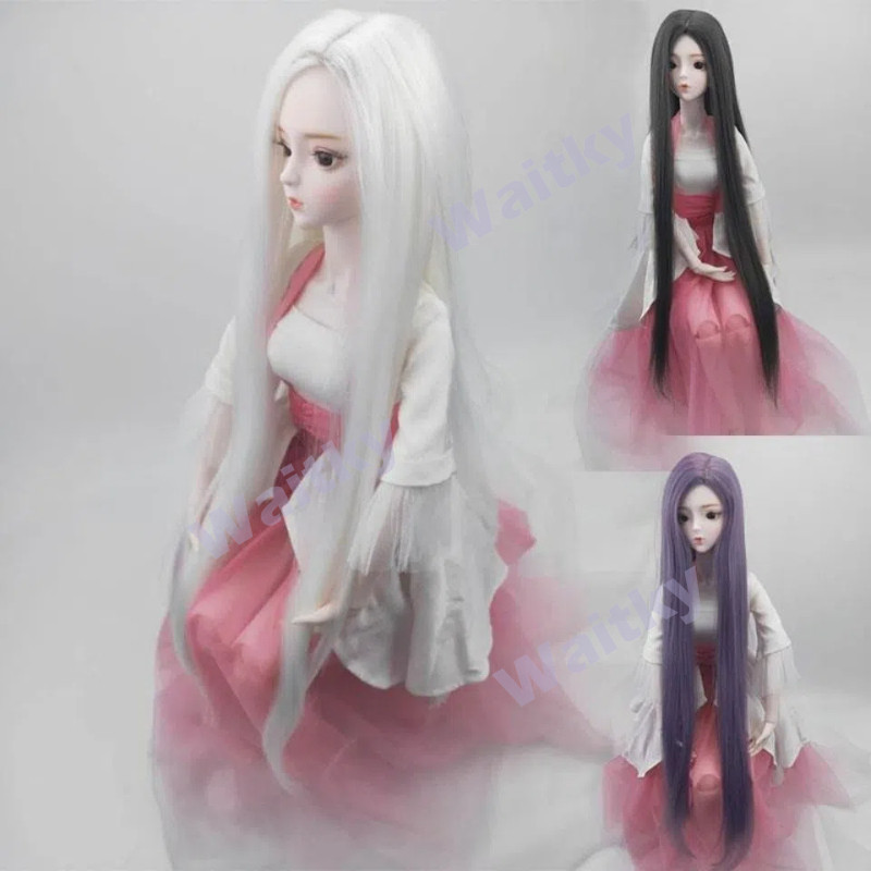 Waitky Rainbow วิกผมตุ๊กตา BJD วิกผม Ye Luoli SD หนา 3 จุด 22 ถึง 24 ผ้าไหมอุณหภูมิสูงสไตล์โบราณผม