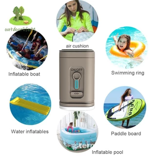 ✤โอเดล✤ไฟแคมป์ปิ้ง เครื่องปั๊มลมไฟฟ้า สูบลมไฟฟ้า 1200mAh 100LM สําหรับเรือ ว่ายน้ํา ตั้งแคมป์