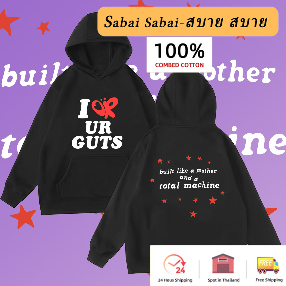 (จัดส่งทันที) ใหม่ 2025 Olivia Rodrigo hoodie Guts World Tour เสื้อฮู้ด ผ้าฝ้ายแท้100% G07