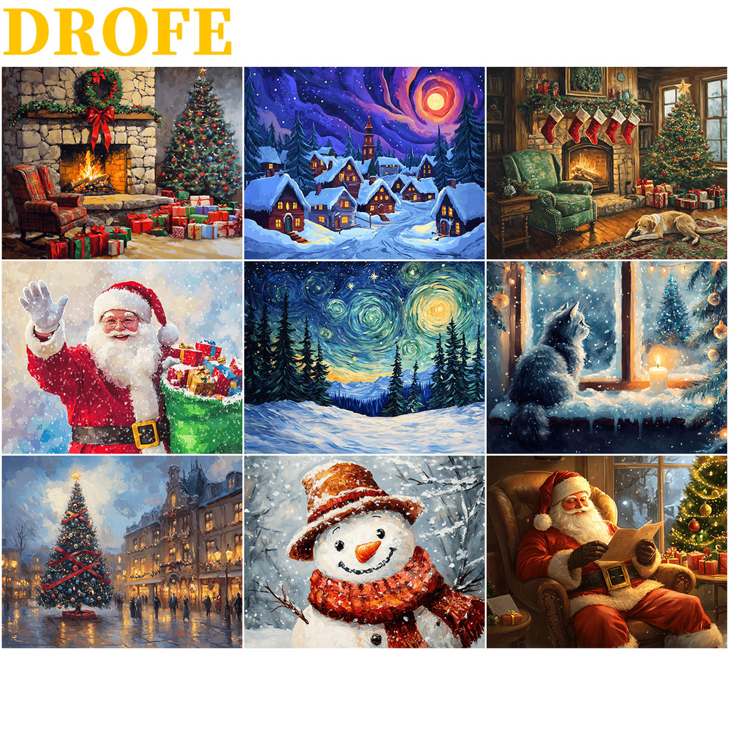 Drofe,ระบายสีตามตัวเลข,Xmas การตกแต่งคริสต์มาส,ระบายสี,paint by number,ภาพระบายสี,ภาพระบายสีตามตัวเลข,ศิลปะ,ระบายสีตามตัวเลขหลักสิบบ,ชุดระบายสีตามตัวเลข,ระบายสีรูปภาพ,สมุดระบายสี,ของแต่งห้อง,แต่งห้อง,จัดห้องนอน,ตกแต่งห้อง,แต่งห้องนอน