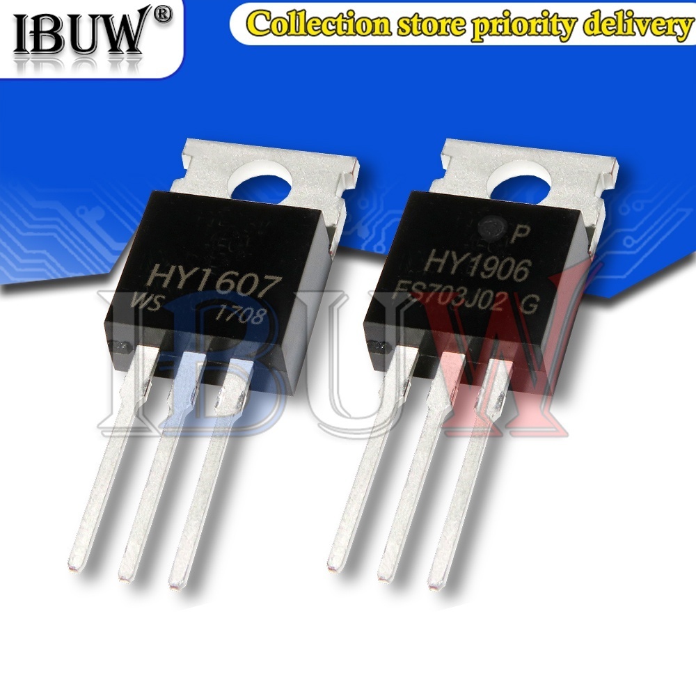 10PCS HY1607P HY1906P HY1607 HY1906 TO-220 TO220 ทรานซิสเตอร์