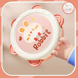 ของเล่นกลอง แทมบูรีน เขย่าๆมีเสียง เสริมพัฒนาการการเรียนรู้