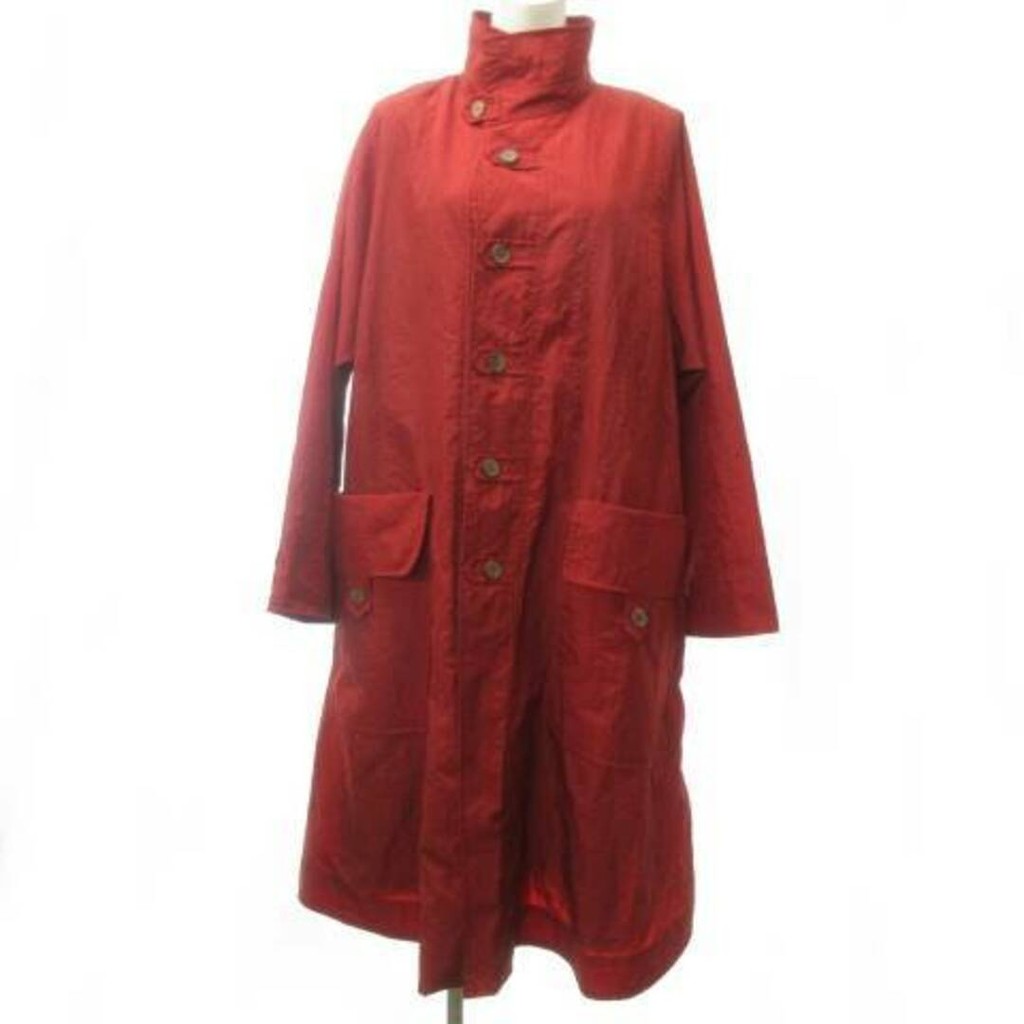 Yakko Maricard YACCOMARICARD Long Coat Liner Red 2 Direct from Japan Secondhand