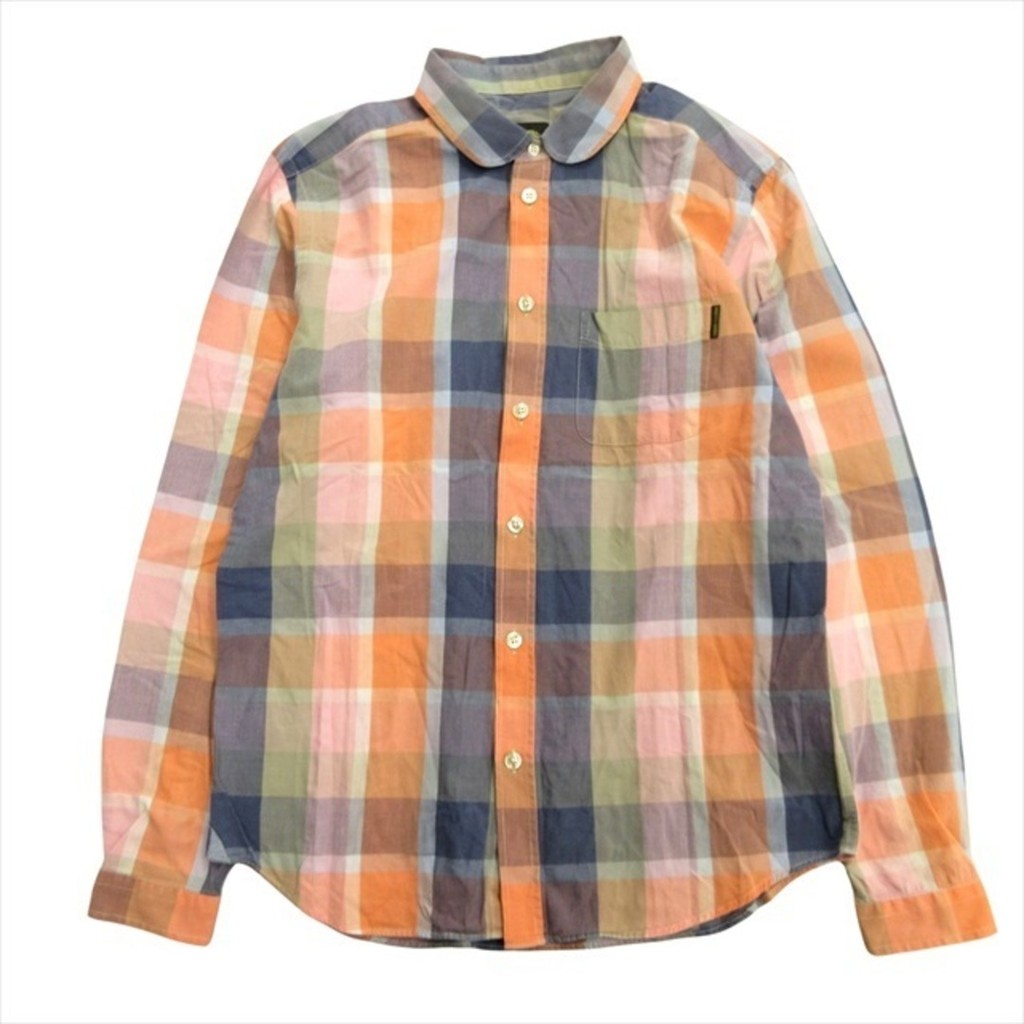 Pretty Green Check Shirt Cut and Sewn Direct from Japan Secondhand