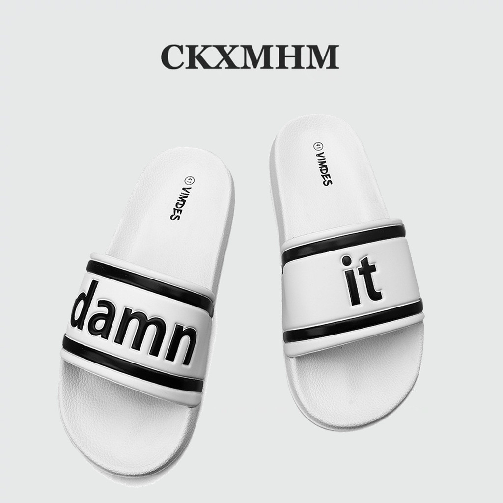 Ckxmhm 36-46 Unisex Men Sandal Women Sandal รองเท้าแตะขนาดใหญ่