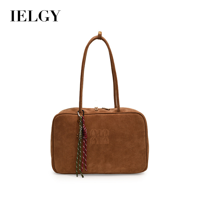 Ielgy High-End Texture Large-ความจุหมอนกระเป๋าฤดูใบไม้ร่วงAll-Match Frosted One-