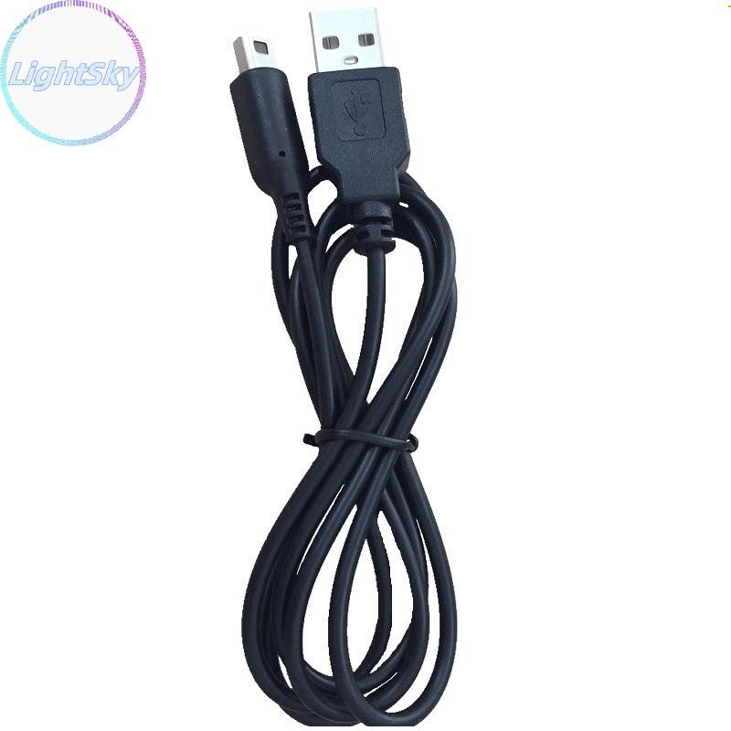 Lightsky 3DS USB Charger สายชาร์จสําหรับ Nintendo ใหม่ 3DS XL/ใหม่ 3DS/ 3DS XL/ 3DS/ ใหม่ 2DS XL/ใหม่ 2DS/ 2DS XL/ 2DS/ 2DS/ DSi TH
