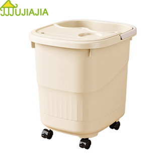 JUJIAJIAจูเจีย ข้ามลูกวัวนวดอ่างแช่เท้าอ่างแช่เท้ารอกออกแบบว…