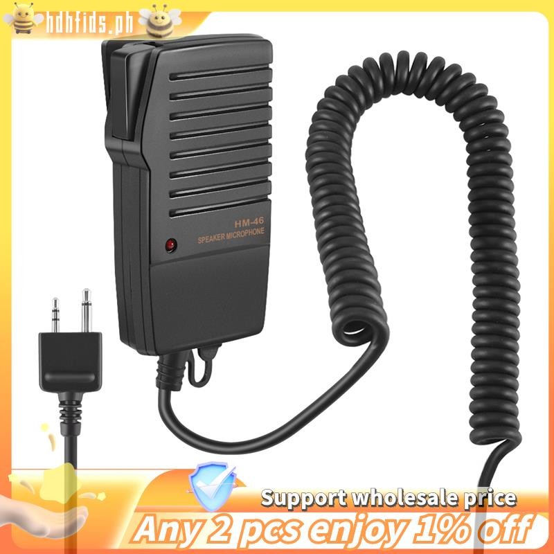 [ในสต็อก]-ไมโครโฟนลําโพงมือถือสําหรับ Icom Ic-V8 V85 V82 Ic-T2H T8A 2At W32A E90 วิทยุ