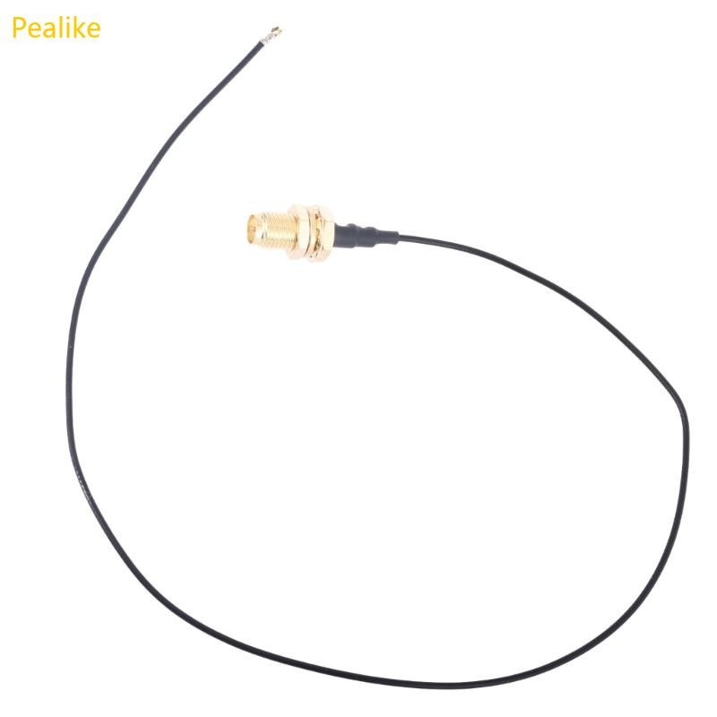 Pealike 32 ซม.12 6in IPEX4 MHF4 ถึง RPSMA 0 81 มม.RFPigtail สายเสาอากาศสําหรับ M 2 WiFi การ์ด AX210 