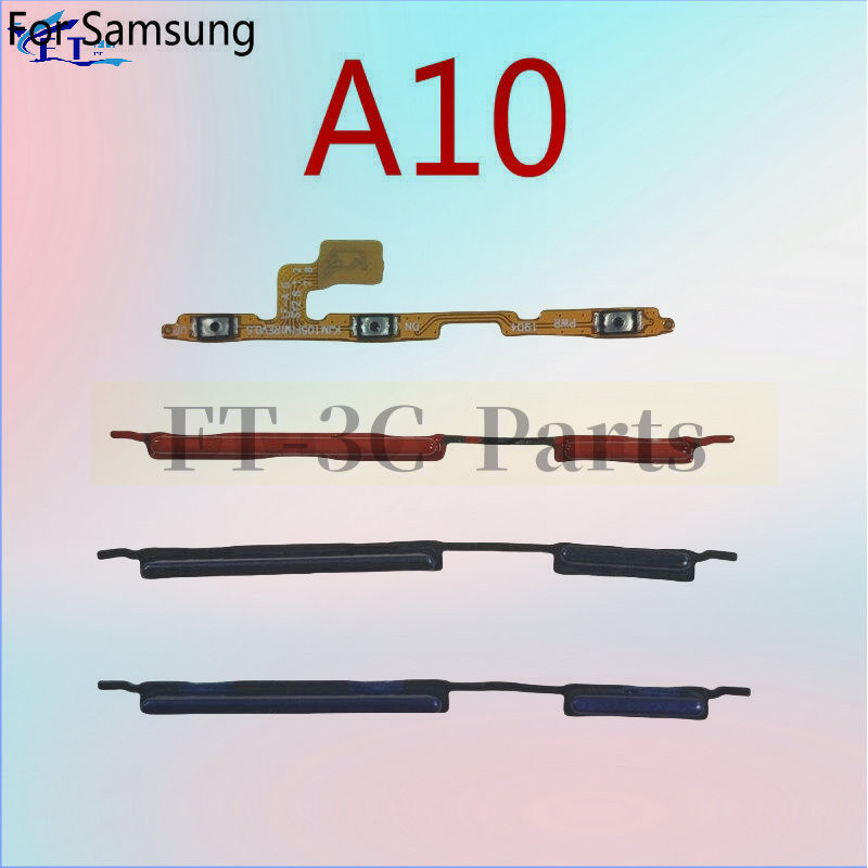 สําหรับ Samsung Galaxy A10 A105F ปุ่มด้านข้างเปิดปุ่มปรับระดับเสียง Flex Cable Replacement