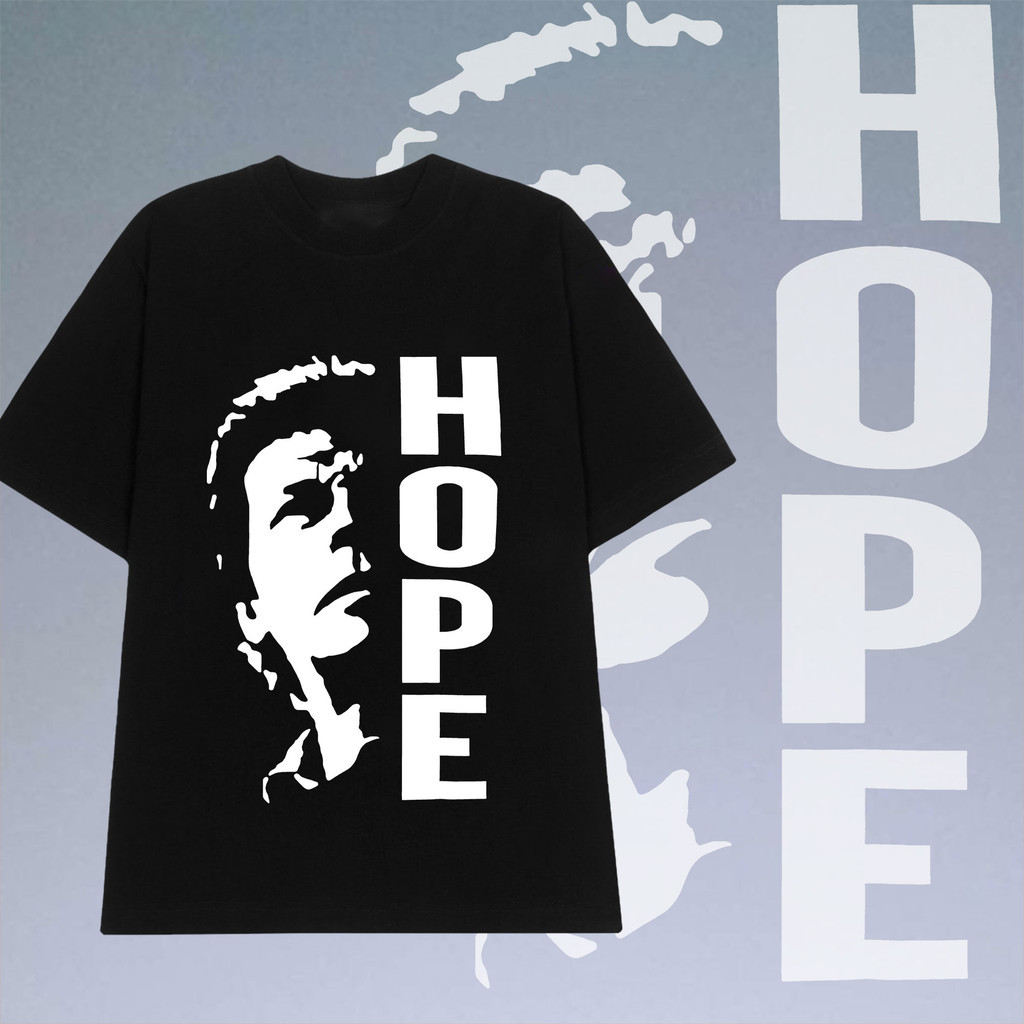 HOPE Imran Khan พิมพ์เสื้อยืดผ้าฝ้าย 100% S-5XL