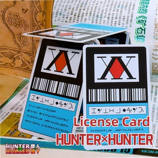 ร้านคนไทย！ hunter x hunter card สติ๊กเกอร์การ์ดเกม ใบอนุญาต ลายการ์ตูนอนิเมะ MRT ATM แบบPVC