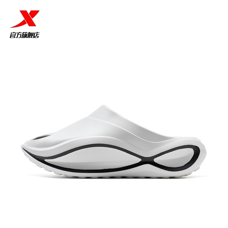 XTEP/TEP รองเท้าแตะกีฬารองเท้าผู้ชาย Shark รองเท้าแตะฤดูร้อนกลางแจ้ง Anti-slip รองเท้าแตะบาสเก็ตบอลร