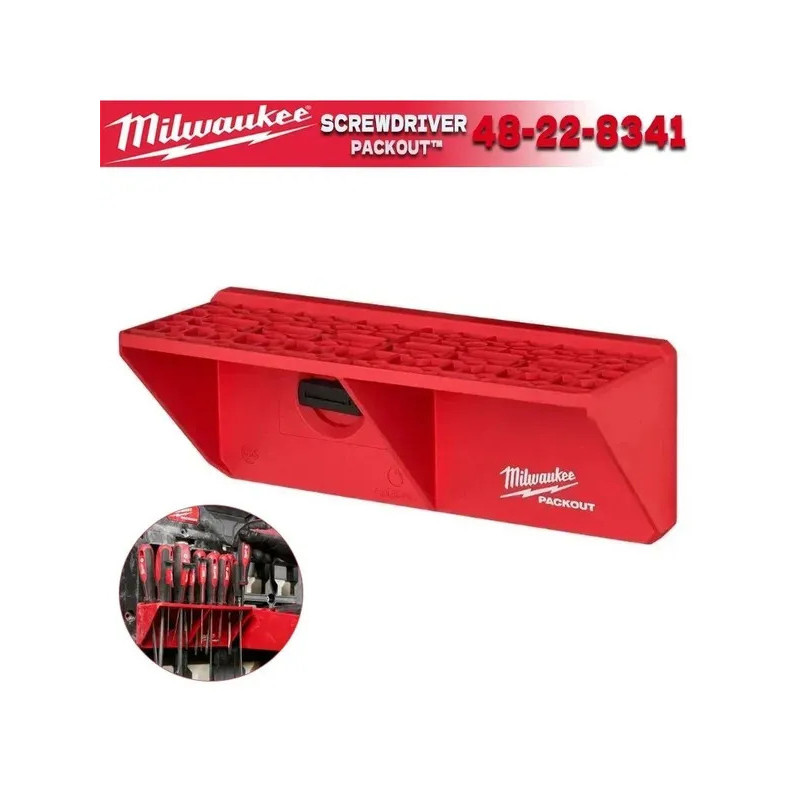 🔥ของแท้ ส่งด่วน🔥 Milwaukee 48-22-8341 Slot Multi-Size กล่องเก็บไขควง