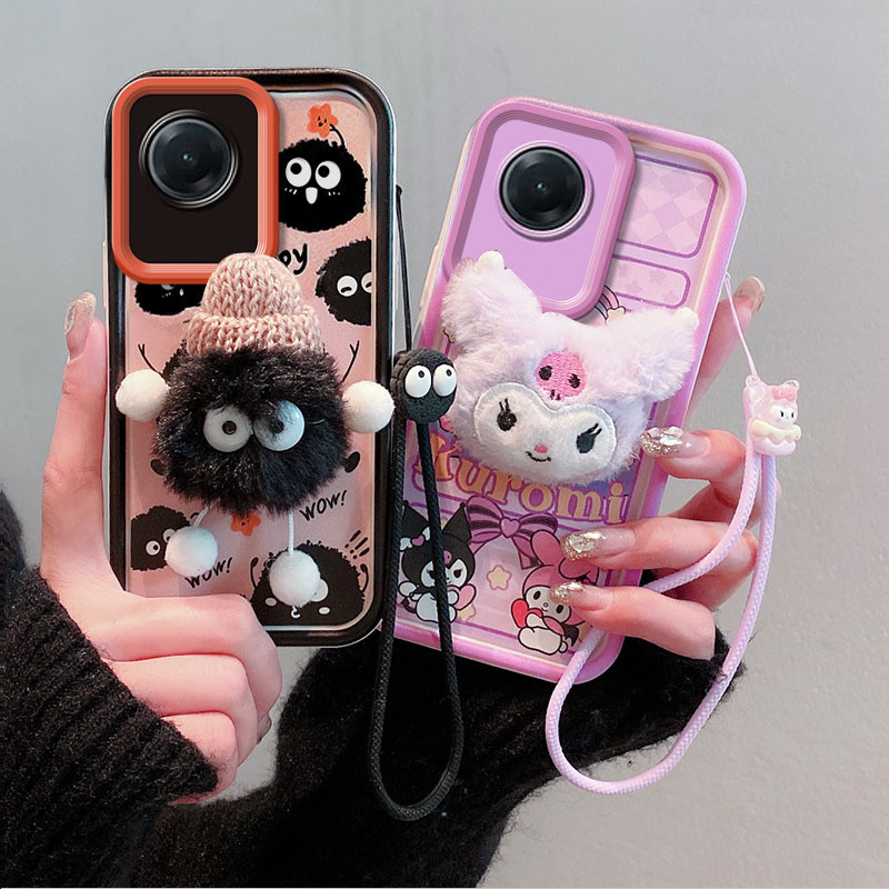 เคส vivo y02t เคส vivo y02 y02a เคสโทรศัพท์ตุ๊กตาผ้ากํามะหยี่