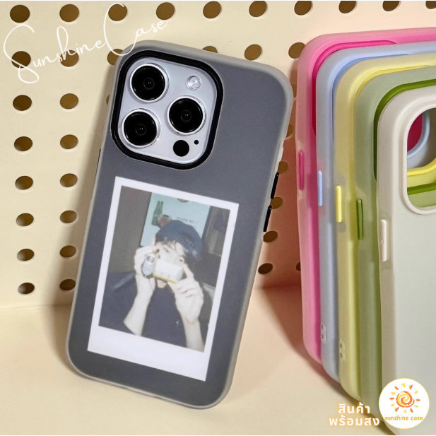 สต๊อกไทย เคสสำหรับไอโฟน12 สีเด่น เคสด้านครอบสองชั้นสีสัน For IPhone13 11 12 14PLUS 6/7/8 15 16Pro PROMAX X XS XR XSMAX - ภาพย่อย 2