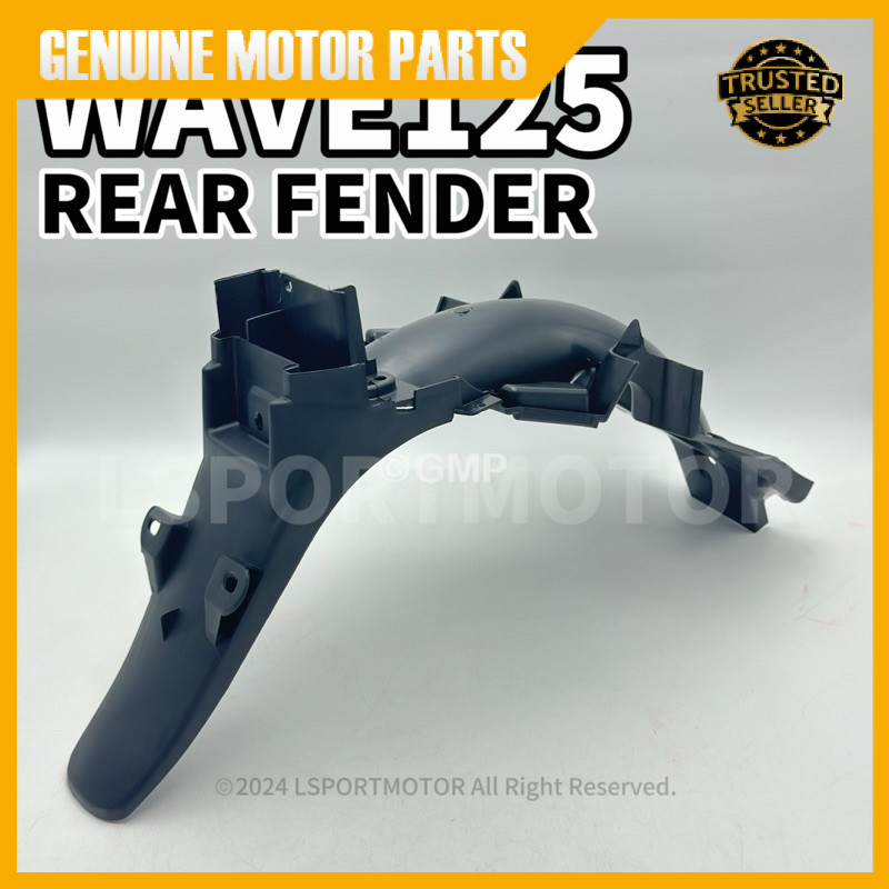 HONDA WAVE125 REAR FENDER (MATTE BLACK) 80100-KPH-900 WAVE 125 ฝาครอบด้านหลัง MUDGUARD MAGAT COVER B