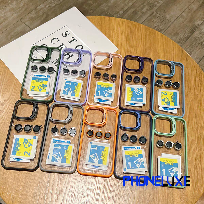 【Metal bracket/Cellular cooling/Matte acrylic hard case/Gray】เคส compatible for iphone 12 13 14 15 16 pro max case