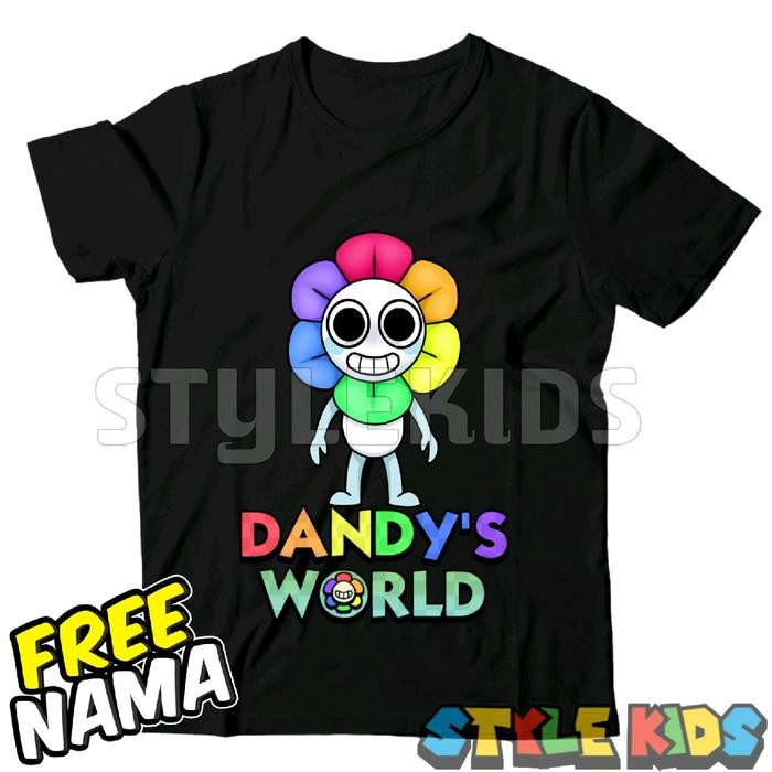 Kaos Anak โลโก้ Dandy's World Dandy เสื้อยืด Baju Anak Dandy's World Dandy Fashion - Bisa COD ฟรี Na