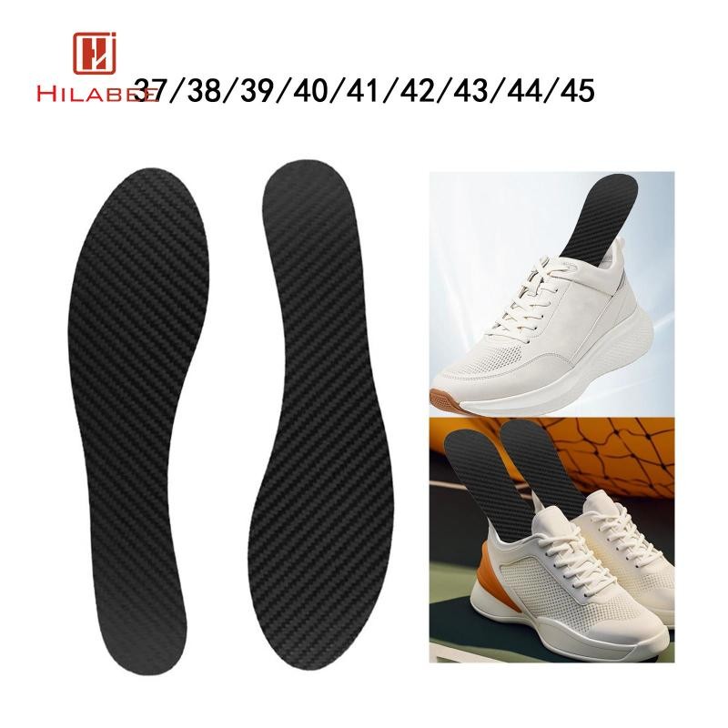 [hilabee] Carbon Fiber Insoles Arch Support for Athletic Baseball Shoes Golf Shoes