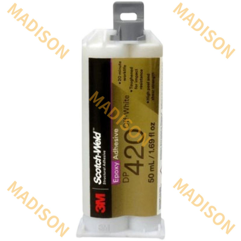 กาวอีพอกซีเรซิน3M AB ความแข็งแรงสูงพร้อม dp420สีขาวและสีดำแบบกาวสองตัว