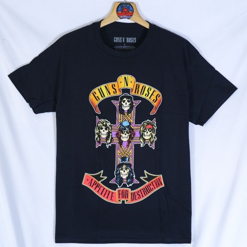 1st Pistol Band Guns n Roses Shirt ลิขสิทธิ์แท้ นําเข้าจากสหรัฐอเมริกา