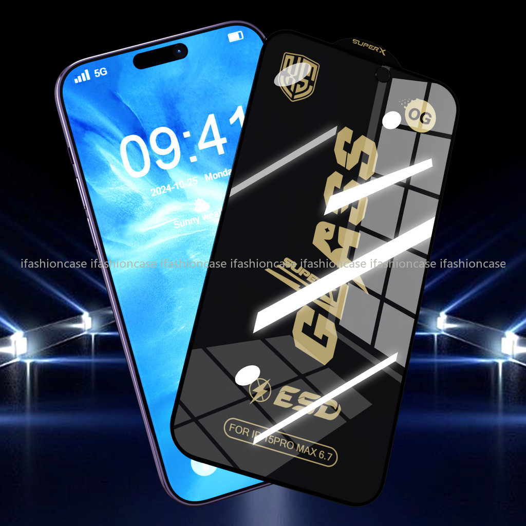 ฟิล์มกันรอยหน้าจอ For iPhone 13 11 17 pro max Case iPhone 11 15 16 pro max 14 12 pro max 6 7 8 Plus XR XS Max SE HD - รูปที่ 5