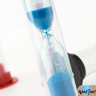 6 ชิ้น พลาสติกที่มีสีสันทรายจับเวลา 0.5/1/2/3/5/10 นาที ทรายนาฬิกา ทรายนาฬิกาแก้วจับเวลาชุด