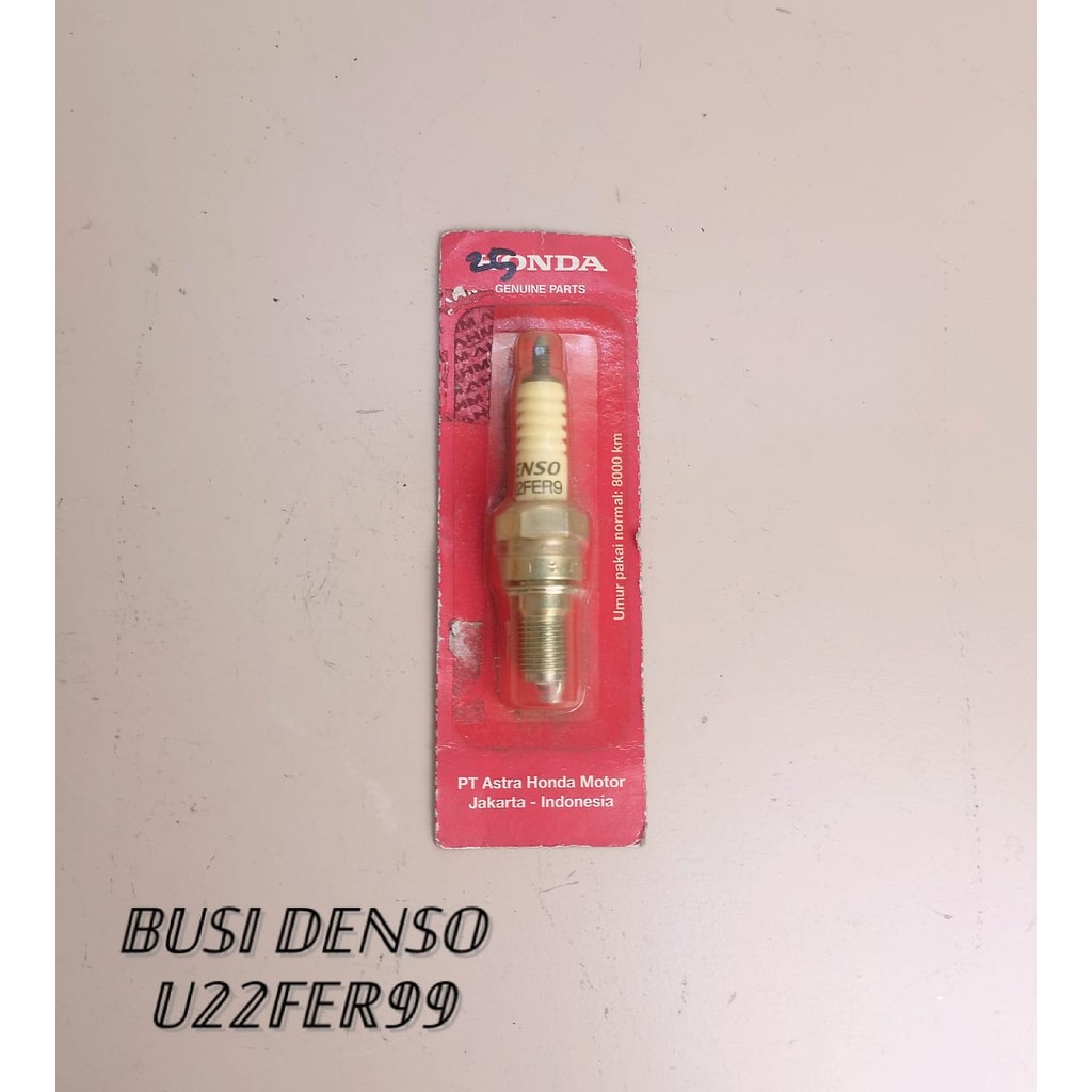 หัวเทียน Denso U22 หัวเทียน หัวเทียนรถจักรยานยนต์ Denso U22 FER9 Honda 46Variation