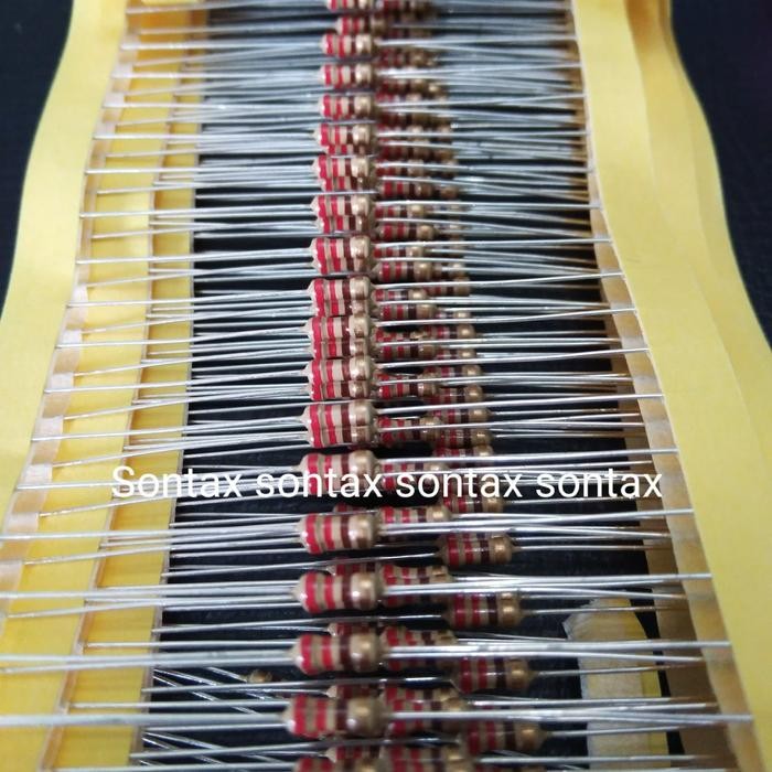 (READ DESCRIPTION!!) 220ohm 220 ohm ตัวต้านทาน werstan r 1/4 0.25 w วัตต์ 5% taiwan