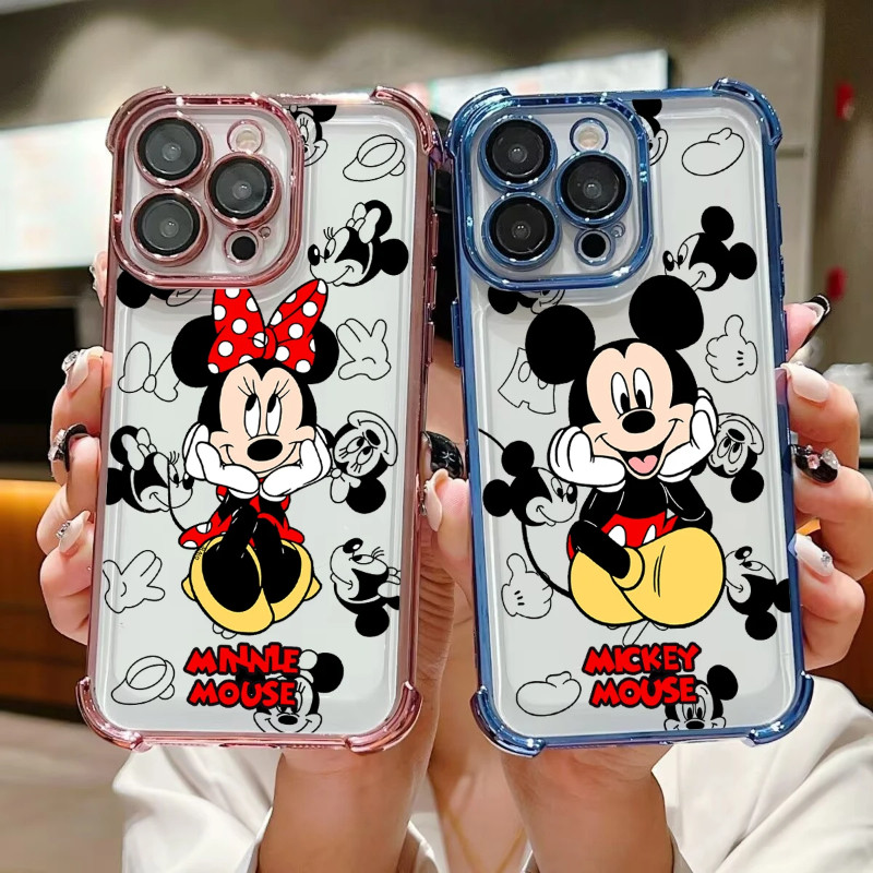 การ์ตูน Disney Mickey Minnie Mouse หรูหราสําหรับ Xiaomi 17T Pro POCO F8 Ultra C81X C85X C81 X8 M8S M