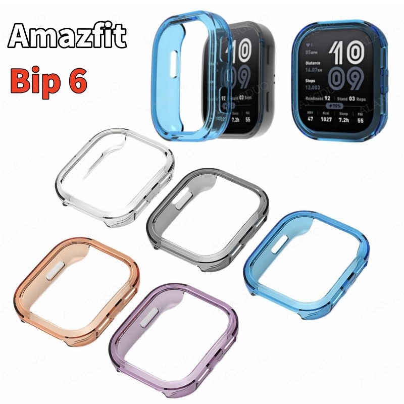 TPU นาฬิกาสําหรับ Amazfit Bip 6 Anti Scratch ป้องกันหน้าจอสําหรับ Amazfit Bip6 ป้องกันการล่มสลายสําห