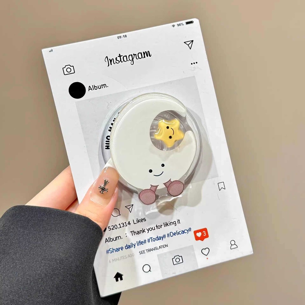 ขายึดแม่เหล็กรูปพระจันทร์, การหมุนเพื่อคลายการบีบอัด, ขายึดวงแหวนถุงลมนิรภัยโทรศัพท์มือถือ, ขายึดอุปกรณ์เสริมโทรศัพท์มือถือ