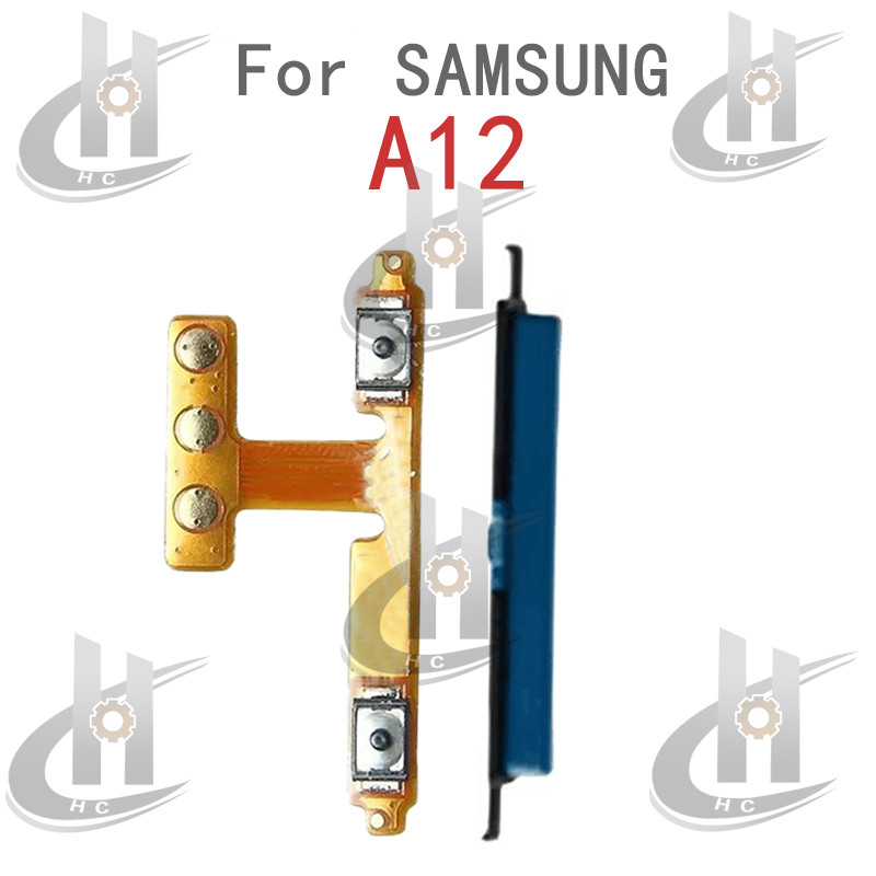 สําหรับ Samsung Galaxy A12 A125 ปุ่มด้านข้างปริมาณพลังงาน Flex Cable Keys ปุ่มปิดระดับเสียงขึ้นและลงปุ่มด้านข้างอะไหล่ทดแทน - รูปที่ 3