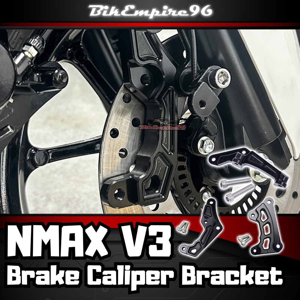 Nmax V3 เบรค Caliper Bracket ด้านหน้าและด้านหลัง GP4 M3 M4 M5 สําหรับ 100 มม.P2 34E สําหรับ 84 มม.สํ