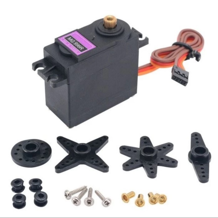 MG996 Servo เซอร์โวเกียร์โลหะเต็มรูปแบบคุณภาพสูง MG996R 180 องศา