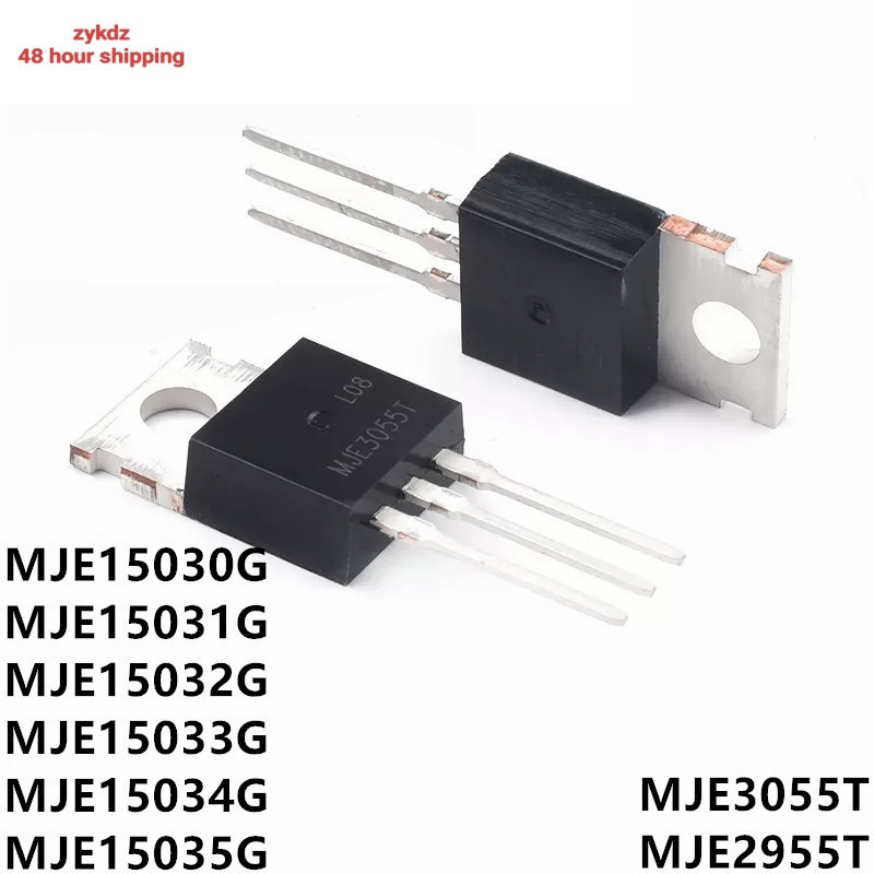 สินค้าใหม่10PCS MJE3055T TO220 MJE3055 TO-220 3055T MJE2955T MJE2955 2955T MJE15033G MJE15032G MJE15