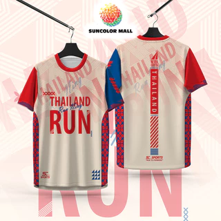 SC Sports เสื้อกีฬา เสื้อพิมพ์ลาย Run02-หลากสี งานจริงสวย สีสด หนา145g นุ่มลื่นใส่สบาย