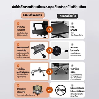 IEASY ใช้ในบ้าน ฟังก์ชั่นหลากหลาย ปรับระดับได้ Office Chair เก้าอี้สำนักงาน คุณภาพสูงที่มีความแข็งแรง ทนทาน