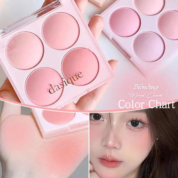บลัชออน บลัช Dasique Daixike Four-Color Blush Palette ไอศกรีม 07 อายแชโดว์ All-in-One Palette ขยายสี