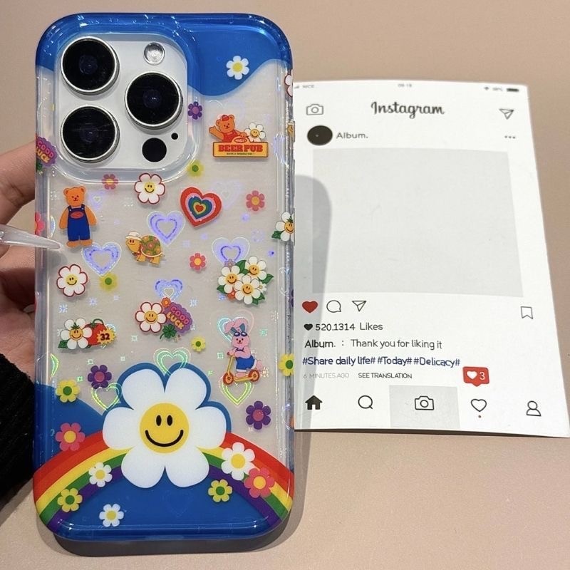 SUN เคสโทรศัพท์ แบบนิ่ม สำหรับรุ่น 15 15PRO 14 13 13PRO 13PROMAX 12 Pro Max 11 8plus 7plus  XR X XS Max SE 11Pro ราคา ถูกที่สุด ดีลบีเคเค แกลเลอรีภาพที่ 4