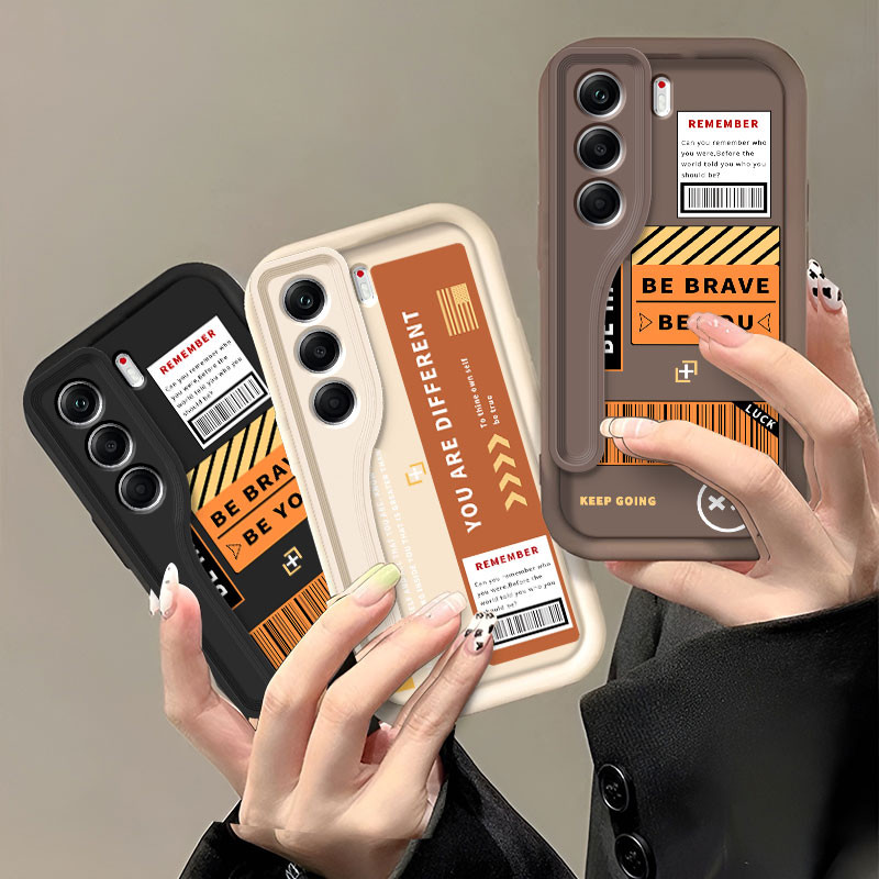 ปลอกสําหรับ Tecno Camon 40 Pro 5G CM7 / Camon 40 Pro 4G CM6 / Camon40 CM5 กรณีแฟชั่นอินเทรนด์ป้ายเคส