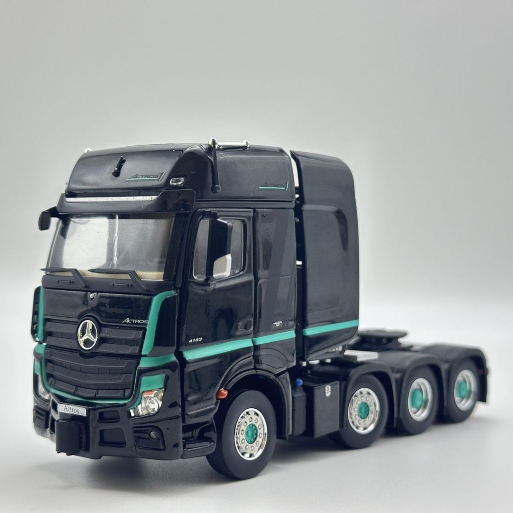 LMC1: 50 Mercedes ActrosBigspace8x4 Alloy Engineering Transporter Model Truck Trailer