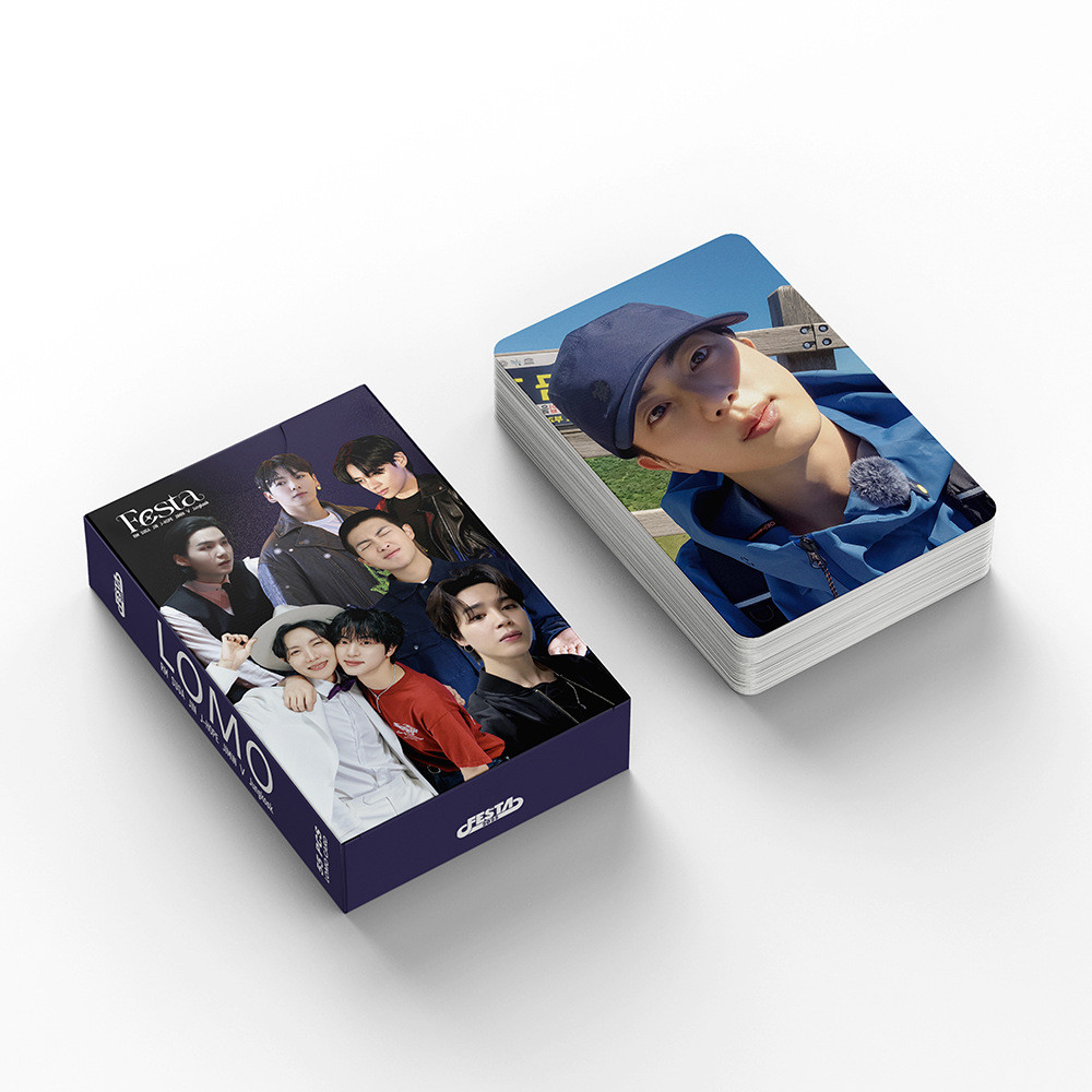 55-127pcs PERMISSION TO DANCE Photocards 2025 FESTA ครบรอบ 12 ปี Jin ECHO J-HOPE V JUNG KOOK JIMIN K