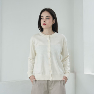 Basic Knit Cotton Cardigan | Cardigan Rajut Basic Cotton Murah | Outer Wanita Casual Simple Lengan Panjang