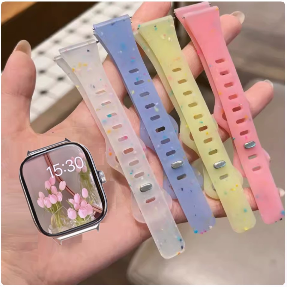 Jelly Watch Strap For Redmi Watch 5 active สาย Soft Redmi Watch 5 lite สาย Redmi Watch 5 Strap Adjustable Redmi watch 3 active สาย Redmi watch 3 lite / Redmi watch 3 สาย Redmi Watch 4 Strap /mi band 9 pro/mi band 8 pro/ Redmi Watch 5 active Strap