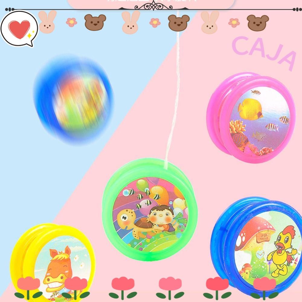 CAJA1 1A Yoyo Ball, Beginner Anti Drop Yoyo Toys, ความเข้มข้นพลาสติกทนทานคุณภาพสูง Dead Sleep Yoyo