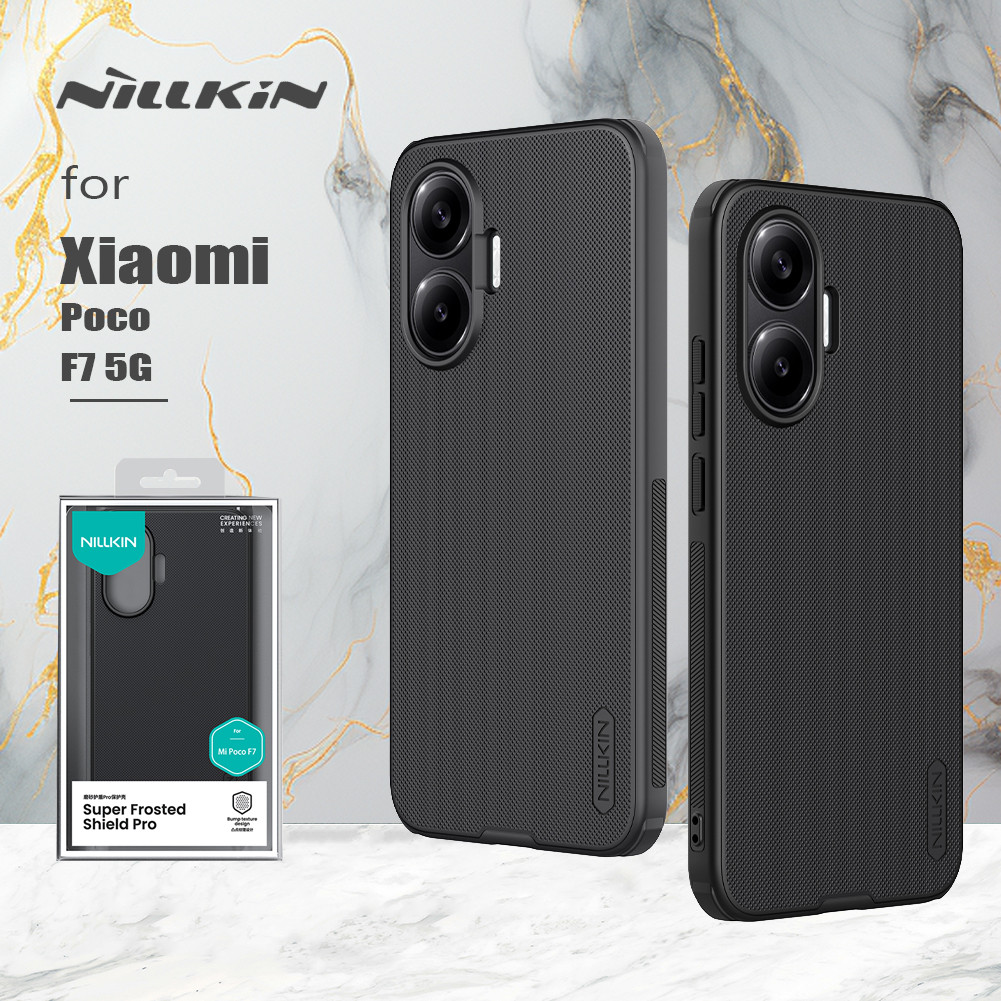 เคสสำหรับ Poco F7 5G  : NILLKIN Super Frosted Shield เคสแข็งขอบนิ่ม เคส nillkin (แท้)